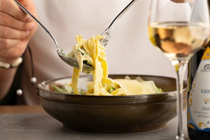 Rodzinna kolacja we włoskiej Trattoria Mamma Mia w Krakowie