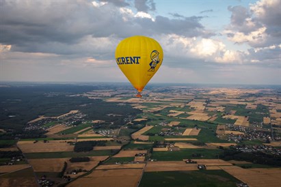 Lot balonem - Warszawa - Łódź i okolice