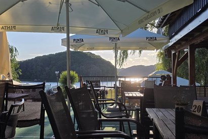 Kolacja na tarasie widokowym w Bistro Ułan