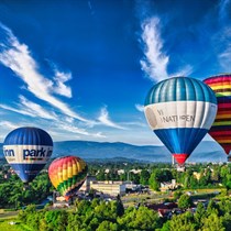 Lot balonem - wiele lokalizacji