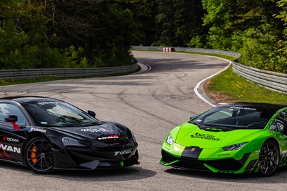 Pojedynek Lamborghini Huracan vs McLaren 570GT - Tor Wrocław (Krzywa)