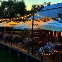 Kolacja na tarasie widokowym w Bistro Ułan