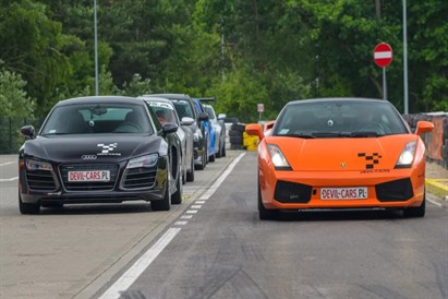 Test super samochodów: Lamborghini Gallardo vs Audi R8 na torze