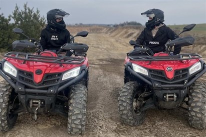 Jazda quadem dla dwojga w Dolinie Narwi w okolicach Łomży – QuadXtreme