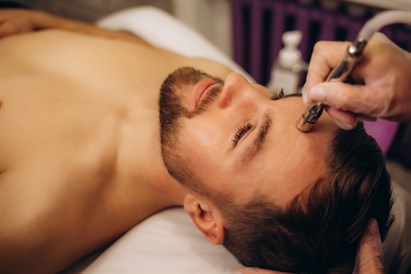 Męski Total Reset Ninails & Beauty – oczyszczanie wodorowe i peeling dyniowy