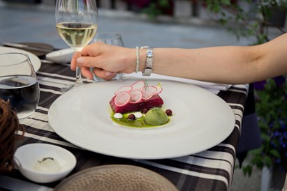 Romantyczna kolacja w Restauracji Szara Gęś w Kuchni