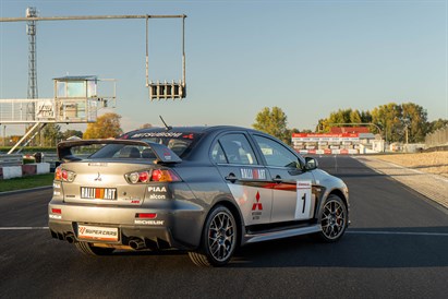 Jazda Mitsubishi Lancer EVO X po torze