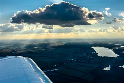 Lot samolotem nad Szczecinem i okolicami – 15 minut z OSL Lotnik