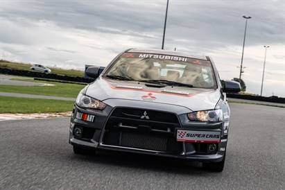 Jazda Mitsubishi Lancer EVO X po torze