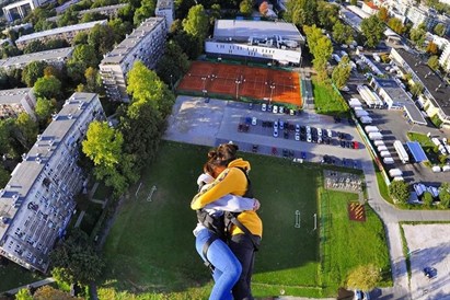 Skok na Bungee dla Dwojga z filmowaniem w Krakowie
