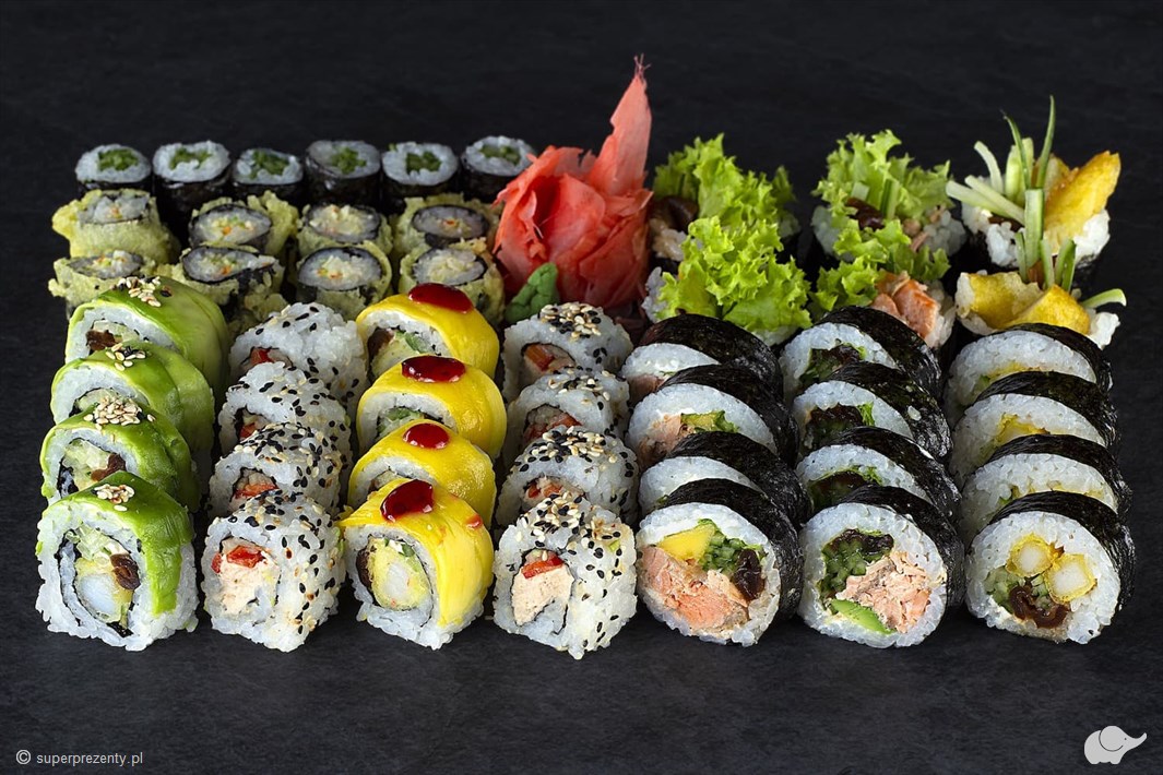 Romantyczna Kolacja Sushi w Warszawie (Bergamotki)